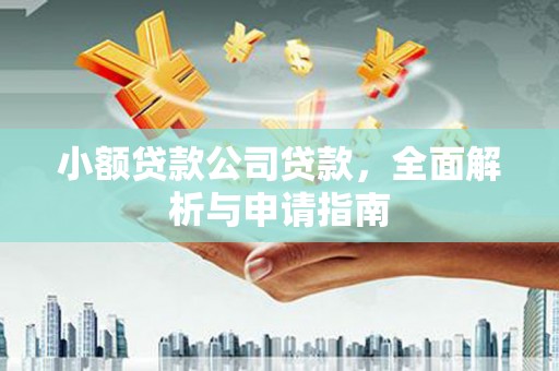 广平小额贷款公司贷款，全面解析与申请指南