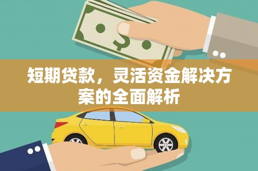 广平短期贷款，灵活资金解决方案的全面解析