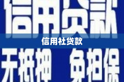 广平信用社贷款