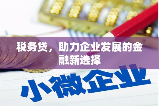 广平税务贷，助力企业发展的金融新选择