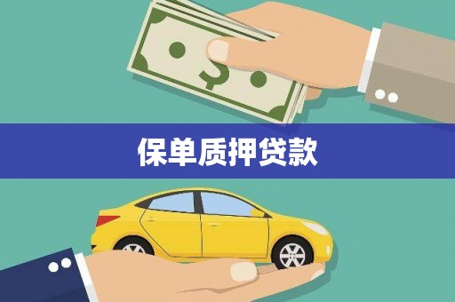 广平保单质押贷款